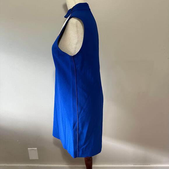 ZARA Women's ZW Collection Sleeveless Short Dress Size M In Bluish - Picture 6 of 14